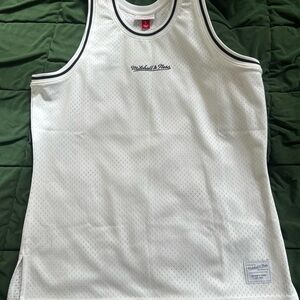 Mitchell & Ness White Mesh Jersey